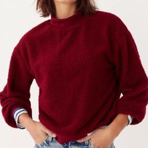 Anthropologie Porridge Sherpa High Neck Sweater
